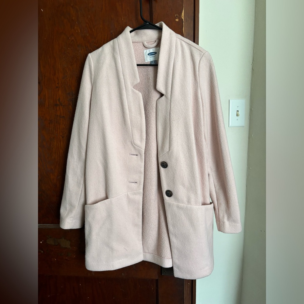 Pink Fall Or Winter Jacket. With Button Details. - image 1